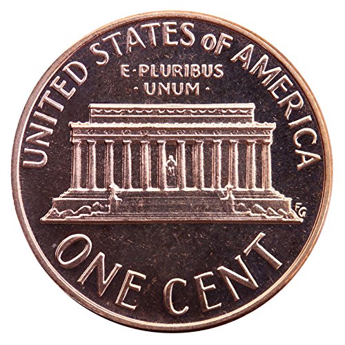 1964 No Mint Mark Gem Proof Lincoln Memorial Cent Penny US Mint Proof