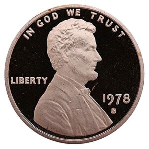 1978 s gem proof lincoln memorial cent penny us mint proof