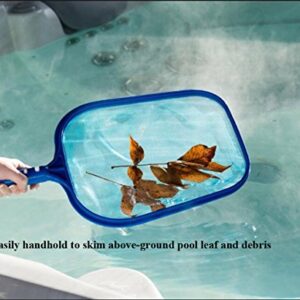 ATIE Pool, Spa, Hot Top, Fountain, Pond Fine Mesh Leaf Skimmer Rake Net, Ideal for Removing Leaves & Debris in In-Ground and Inflatable Above Ground Pool