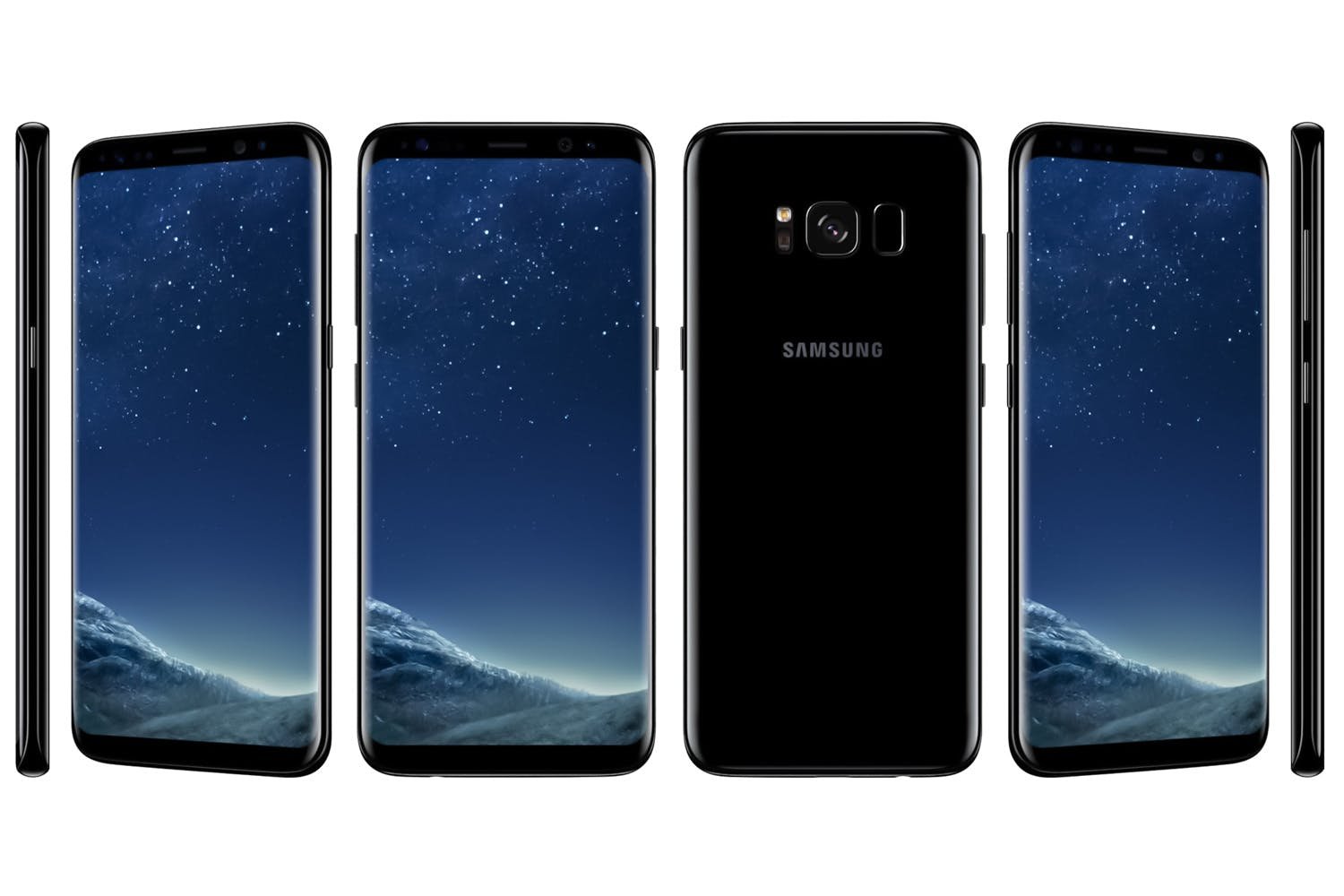 Samsung Galaxy S8 SM-G950F 64GB Factory Unlocked (Midnight Black) Internationa Version No Warranty PRE Orders ONLY