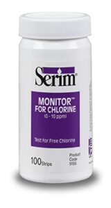 serim monitor for chlorine 0-10 ppm, chlorine test strip