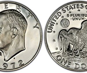 1972 S 40% Silver Ike Eisenhower Dollar Gem Proof Condition