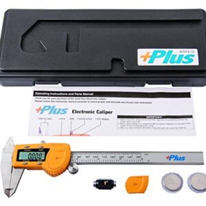 Gold Plus Only from Amazon - Absolute Origin 0-6" Digital Electronic Caliper - Extreme Accuracy, Yellow