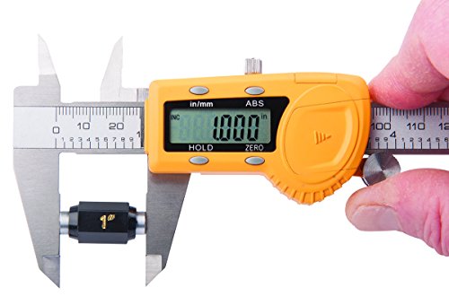 Gold Plus Only from Amazon - Absolute Origin 0-6" Digital Electronic Caliper - Extreme Accuracy, Yellow