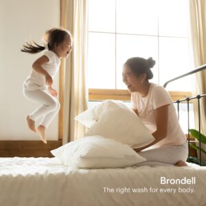 Brondell S1400-RW Swash 1400 Luxury Bidet Toilet Seat in Elongated White with Dual Stainless-Steel Nozzle Clean+, Endless Water-Warm Air Dryer-Nightlight, Round