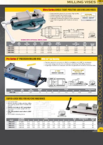 HHIP 3900-2226 Pro-Series 6" Angle-Tight Positive-Lock Milling Vise