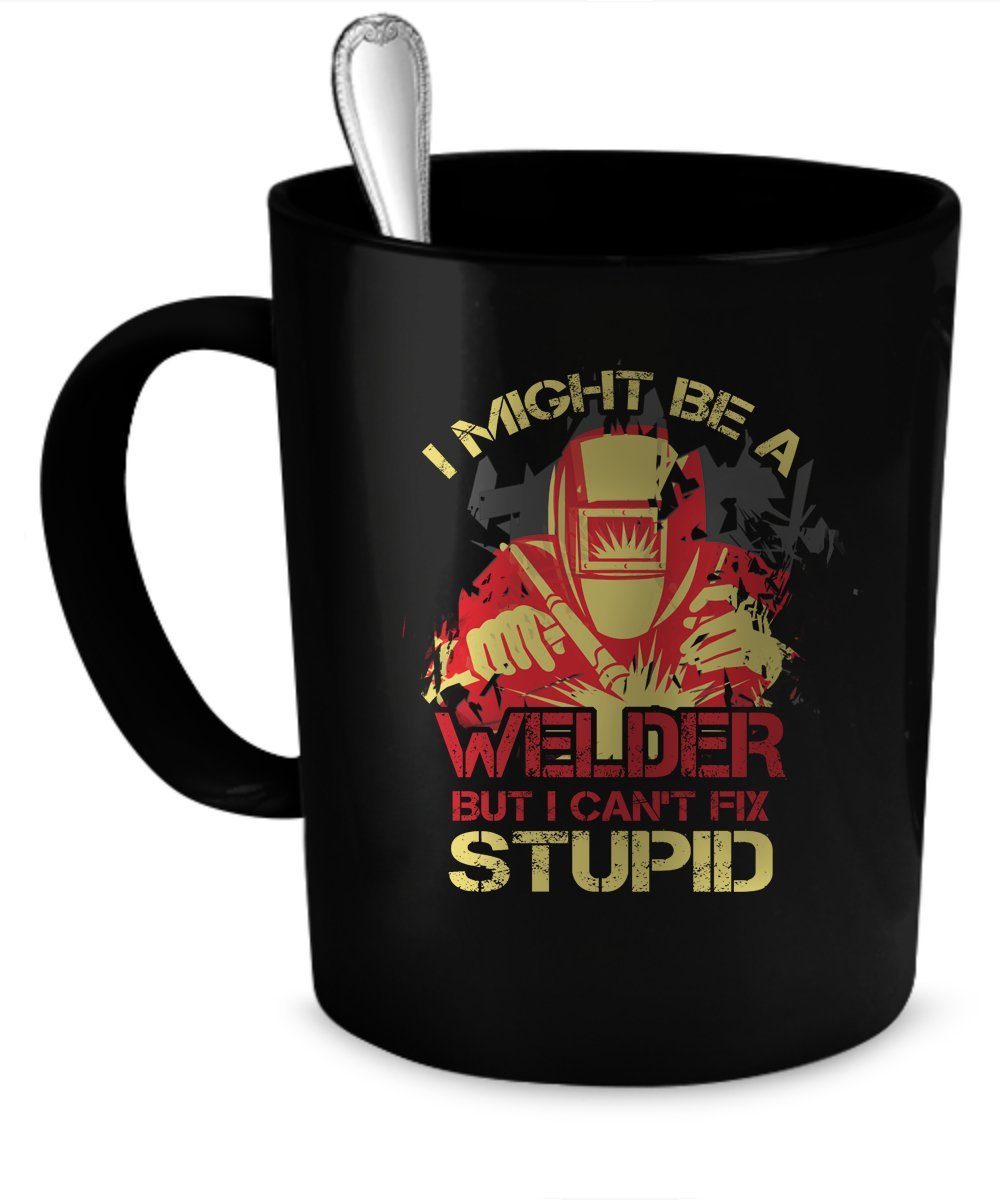 Welder Coffee Mug. Welder gift 11 oz. black