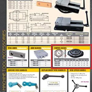 HHIP 3900-2233 Pro-Series 3" Milling Vise Swivel Base