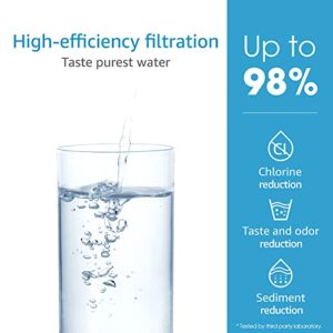 AQUACREST 9601 Water Filter, Model No.AQU-WF55. Replacement for Moen 9601 ChoiceFlo 9600, 9602, 9500, 9501, 9502, Fits F87400, F7400, F87200, 77200, CAF87254, S5500 Series of Moen Faucets (Pack of 1)