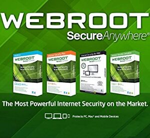 Webroot Internet Security Plus | 2017 (1 PC- 1 Year) No CD- Only key via email