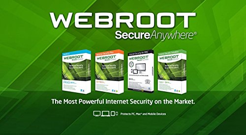 Webroot Internet Security Plus | 2017 (1 PC- 1 Year) No CD- Only key via email