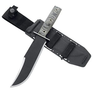 condor tool & knife, operator bowie knife, black (61709)