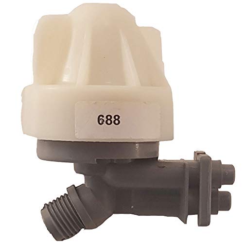 Kenmore 7187065 Water Softener Nozzle and Venturi Assembly (Replaces 7165704, WS15X10017, WS15X10034) Genuine Original Equipment Manufacturer (OEM) Part Gray and White