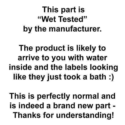 Kenmore 7187065 Water Softener Nozzle and Venturi Assembly (Replaces 7165704, WS15X10017, WS15X10034) Genuine Original Equipment Manufacturer (OEM) Part Gray and White