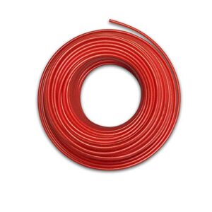 food grade 1/4 inch plastic tubing for ro water filter system, aquariums, refrigerators, ect; bpa free; made from fda compliant materials and meets nsf standards and regulations (20 feet, red)