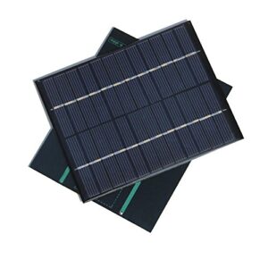 NUZAMAS 2W 12V 160ma Mini Solar Panel Module Solar System Cell Outdoor Camping Battery Charger DIY Parts