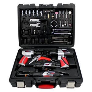 Milton EX4405KIT (44-Piece Professional Air Tool Accessory Kit) - Impact Wrench, Air Ratchet, Die Grinder, Blow Gun, Air Hammer, Dual Air Chuck, Tire Gauge, and Accessories