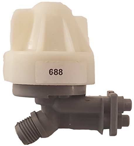 Kenmore 7253808 Water Softener Nozzle and Venturi Assembly Genuine Original Equipment Manufacturer (OEM) Part Cream and Gray