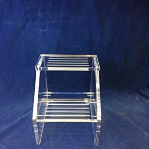 2-Step Clear Acrylic Lucite Step Stool