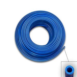 Food Grade 1/4 Inch Plastic Tubing for RO Water Filter System, Aquariums, Refrigerators, ECT; BPA free; Made from FDA compliant materials and meets NSF Standards and Regulations (50 Feet, Blue)