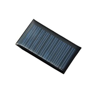 NUZAMAS Set of 4 Pieces 5V 30mA 53X30mm Micro Mini Solar Panel Cells for Solar Power Energy, DIY Home, Science Projects - Toys - 3.6v Battery Charger