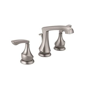 delta merge 8 inch widespread 2-handle bathroom faucet in spotshield brushed nickel