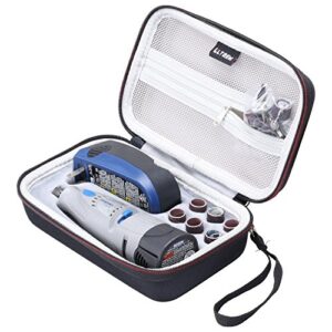 ltgem hard case for dremel 7300-pt 4.8v cordless rotary tool dog nail grinder or dremel 7300-n/8 cordless two-speed rotary tool (the packaging only include case, dremel tools are not included)
