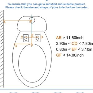 Apure Bidet A121 - Hot and Cold Water Bidet Attachment for Toilet - Dual nozzles of wash and women wash- Selfcleaning Toilet Bidets