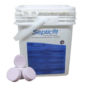 Septicfit Chlorine Tablets 132-Tablet Pail (45.1lb) - NOT for USE in Swimming Pools