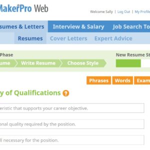 ResumeMaker Professional Web – Quarterly Subscription [Online Code]