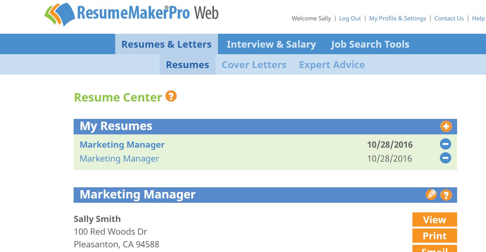 ResumeMaker Professional Web – Quarterly Subscription [Online Code]