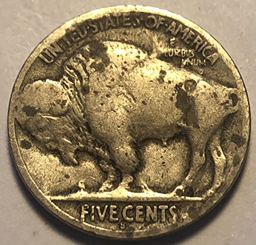 1919 S Buffalo Nickel AG Condition Almost Good