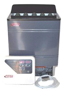 turku tu90wd-od - residential 9kw wet & dry 240v sauna stove external con5 digital controller