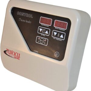 TURKU TU90WD-OD - Residential 9KW Wet & Dry 240V Sauna Stove External CON5 Digital Controller