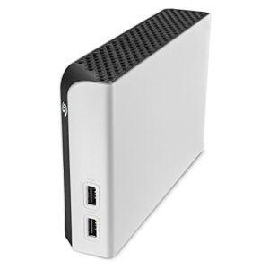 seagate game drive stgg8000400 8 tb portable hard drive - external - white, 4.6 in x 1.6 in x 7.8 in