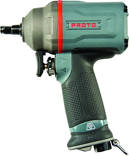 Proto Air Tools - (J138WP-TH Titanium Series Air Impact Wrenches, 3/8" Dr Impact Wrench with Thru Hole-Pistol Grip