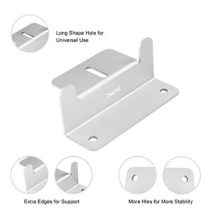 XOOL 2 Sets of Solar Panel Roof Mounting Z-Bracket with Nuts and Bolts for RV, Boat, Roof, Wall and Other Off Gird Roof Installation, Set of 4 Units