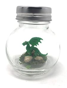 1 inch pet dragon green with adoption certificate