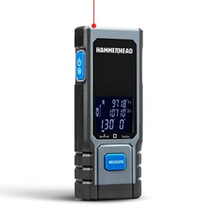 hammerhead rechargeable compact 130ft laser measuring tool - hlmt130