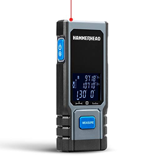 Hammerhead Rechargeable Compact 130ft Laser Measuring Tool - HLMT130