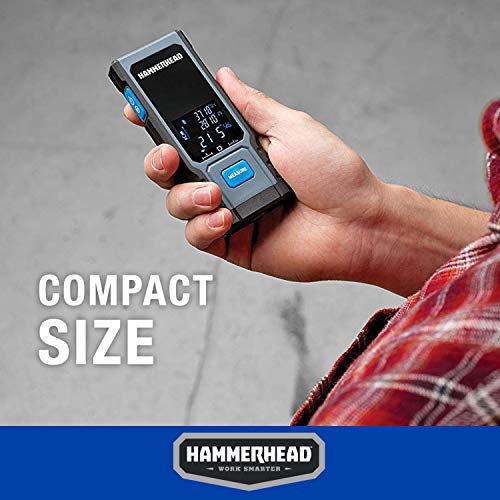 Hammerhead Rechargeable Compact 130ft Laser Measuring Tool - HLMT130