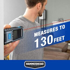 Hammerhead Rechargeable Compact 130ft Laser Measuring Tool - HLMT130