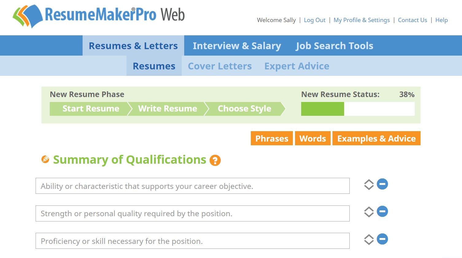 ResumeMaker Professional Web – Monthly Subscription [Online Code]