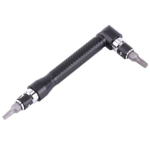 Walfront 10pcs Screwdriver L-Shaped Extension Handle Double Head Hex Socket Screwdriver Flat Torx Screwdriver Kit Hand Tool