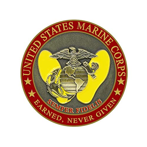 USMC Crucible Challenge Coin - Honoring The Dedication and Sacrifice of United States Marines-Disabled USMC Vet Owned Business