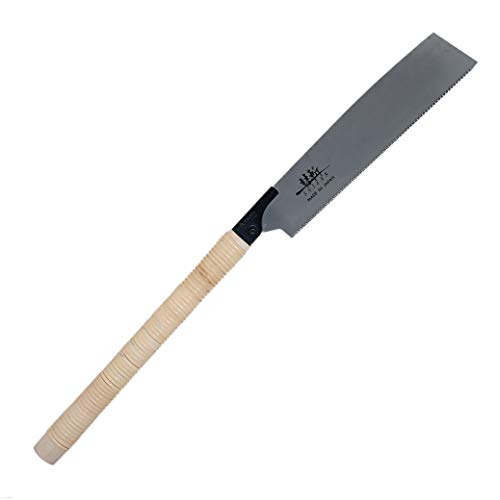 SUIZAN Japanese Hand Saw 10.5 Inch Kataba Single Edge Pull Saw for Woodworking Tools Gifts