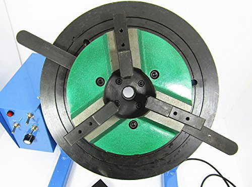 YUCHENGTECH Welding Positioner Turntable with 200mm Chuck for Circle Workpiece Turntable Welding Equipment Positioning Welder 50KG (110V)