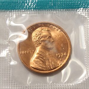 1974 S Lincoln Memorial Penny Uncirculated US Mint