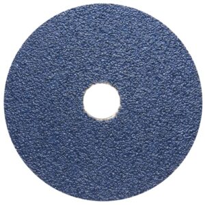 Benchmark Abrasives 5" Zirconia Resin Fiber Sanding Discs for Grinding, Blending, Finishing, and Polishing 7/8" Arbor, Stock Removal Angle Grinder Discs (25 Pack) - 36 Grit