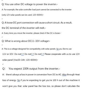 Y&H Grid Tie Inverter 600W Stackable DCDC15-28V PV Input AC110V MPPT Pure Sine Wave Micro Inverter fit for 12V Solar Panel/24V Battery